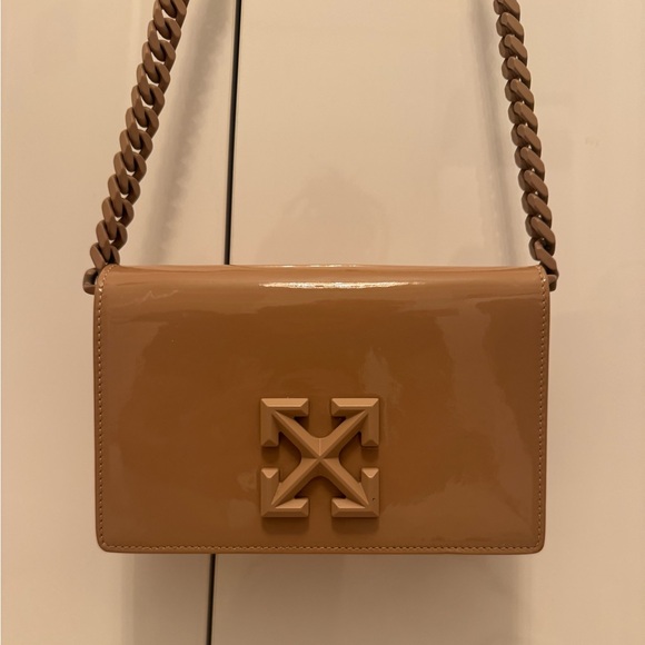 Off-White Jitney Patent Leather Shoulder Bag - Picture 12 of 13